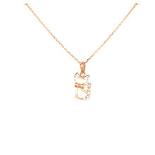 New Arrival 925 Silver Gold Plating Fashion Jewelry Cat Necklace for Jewelry Gift/Collar